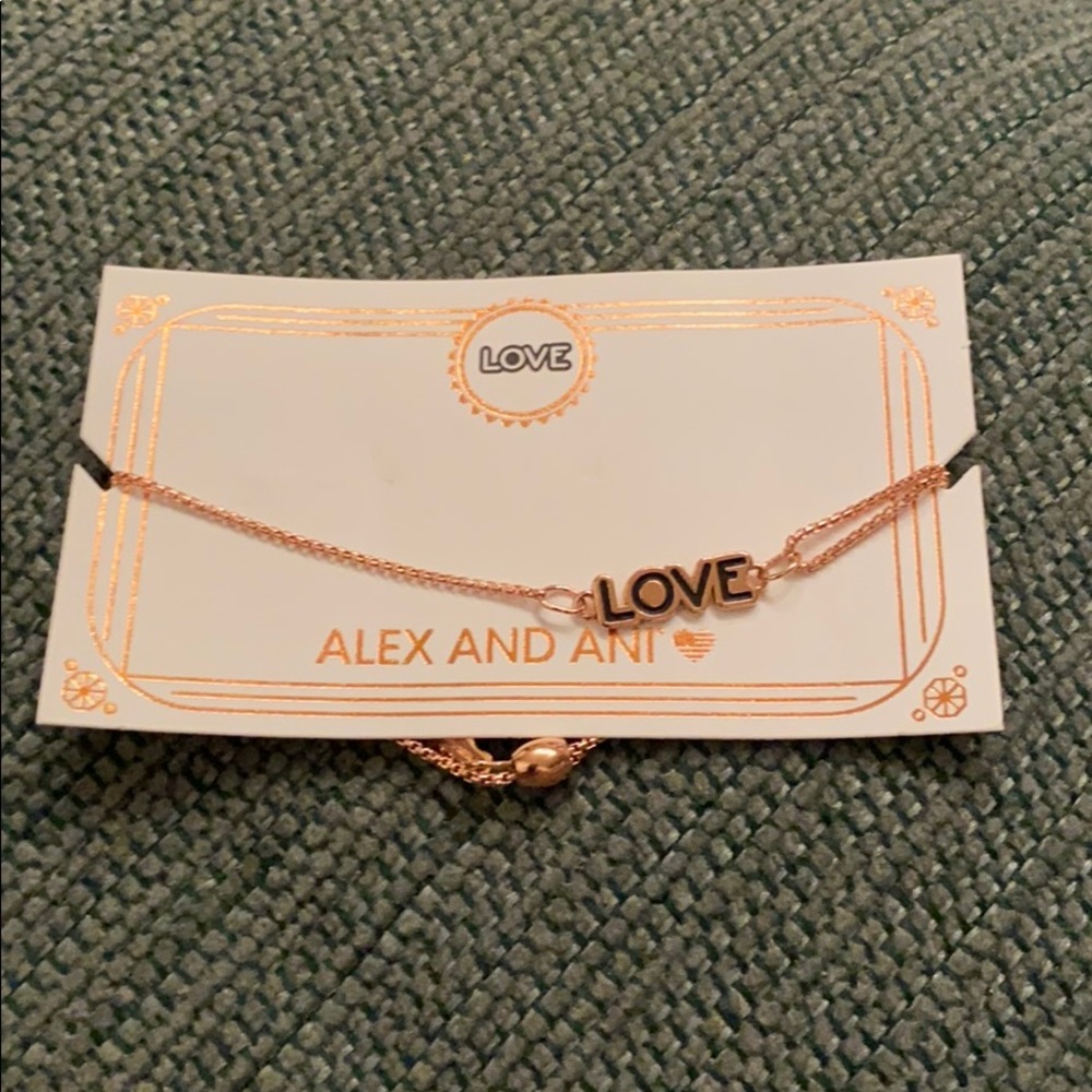 Alex and Ani Love bracelet